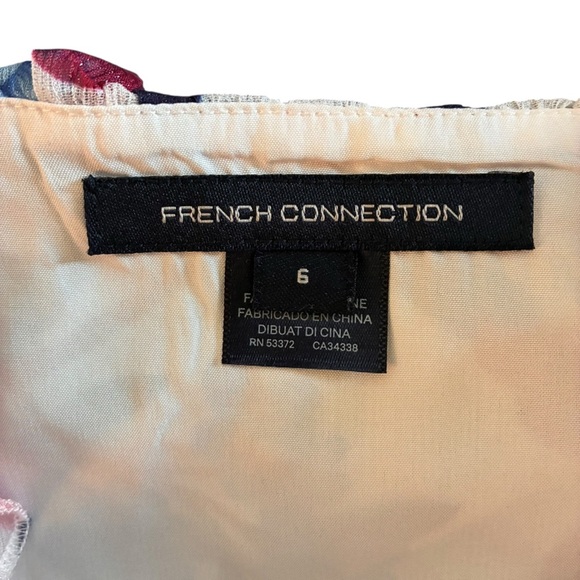 NWOT French Connection Aden Bai Lurex Frill Cami Top SZ 6 - Picture 2 of 5
